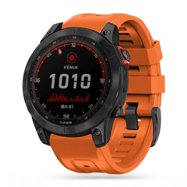 Pasek Do Garmin Fenix 3 / 5X / 3HR / 5X Plus / 6X / 6X Pro / 7X Tech-Protect Iconband Pomarańczowy