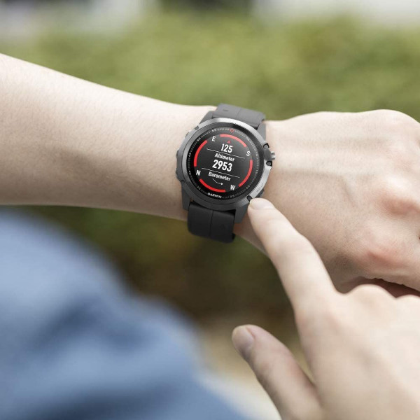 Pasek Do Garmin Fenix 3 / 5X / 3HR / 5X Plus / 6X / 6X Pro / 7X Tech-Protect Iconband Pomarańczowy