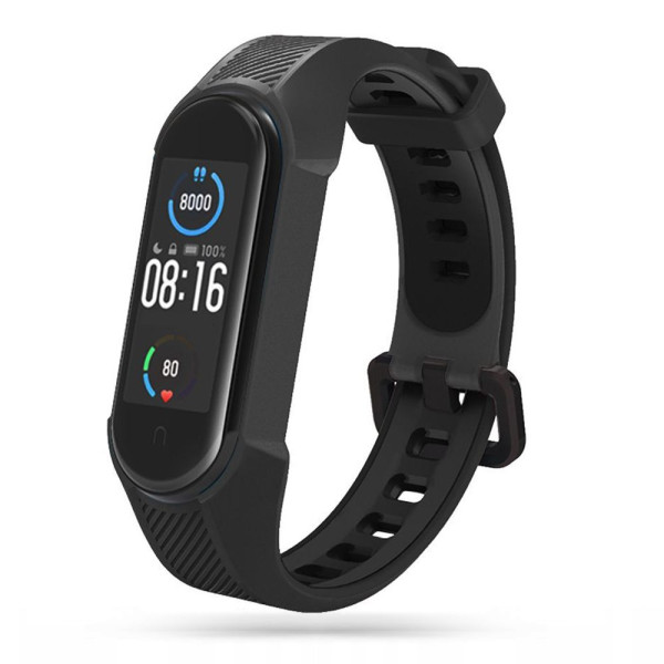 Pasek Do Xiaomi Mi Smart Band 5 / 6 / 6 NFC / 7 Tech-Protect Armour Czarny