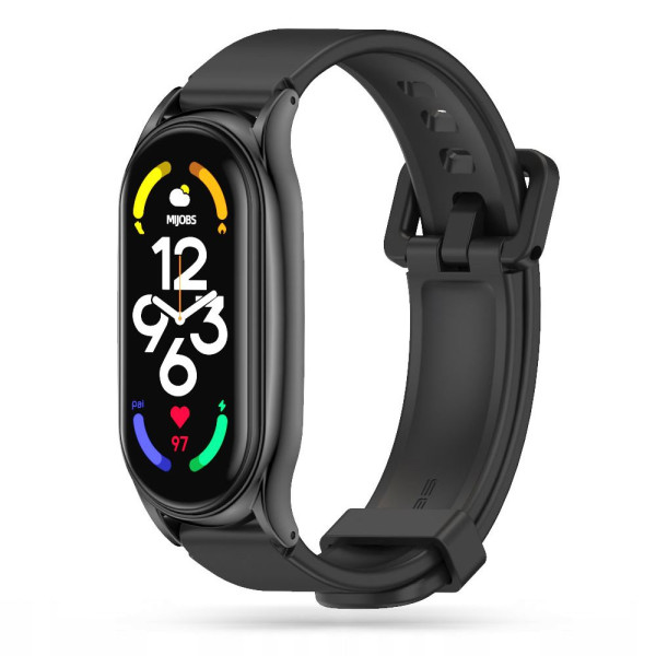 Pasek Do Xiaomi Mi Smart Band 5 / 6 / 6 NFC Tech-Protect Iconband Pro Czarny