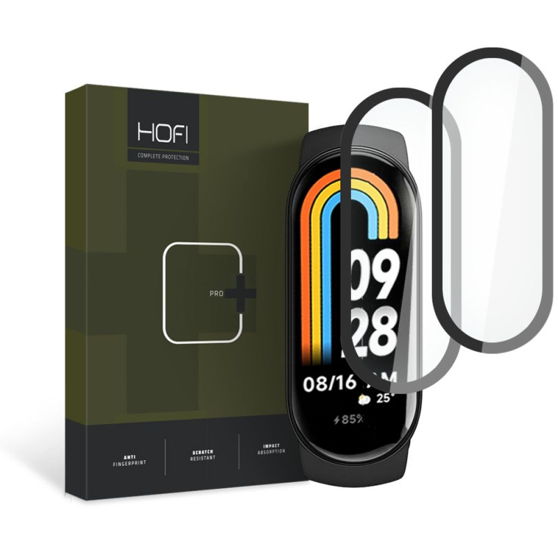 2x Szkło Hybrydowe Hofi Hybrid Pro+ Xiaomi Smart Band 8 / 8 NFC