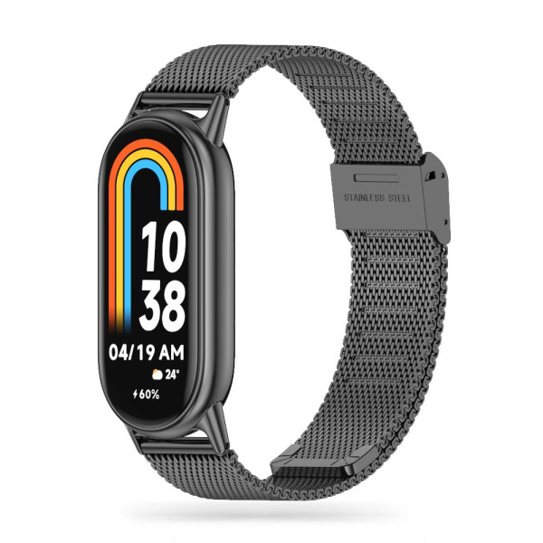 Bransoletka Do Xiaomi Smart Band 8 / 8 NFC Tech-Protect Milanese Band Czarny