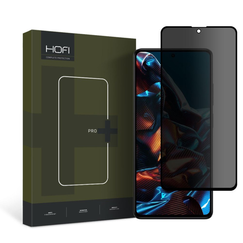 Prywatyzujące Szkło Prywatyzujące Hofi Anti Spy Glass Pro+ Xiaomi Redmi Note 12 Pro / Poco X5 Pro 5G