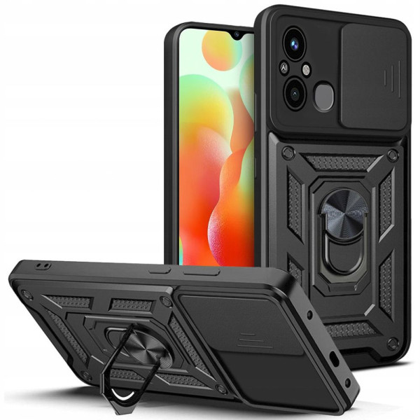 Etui Do Xiaomi Redmi 12C Tech-Protect Camshield Pro Czarny
