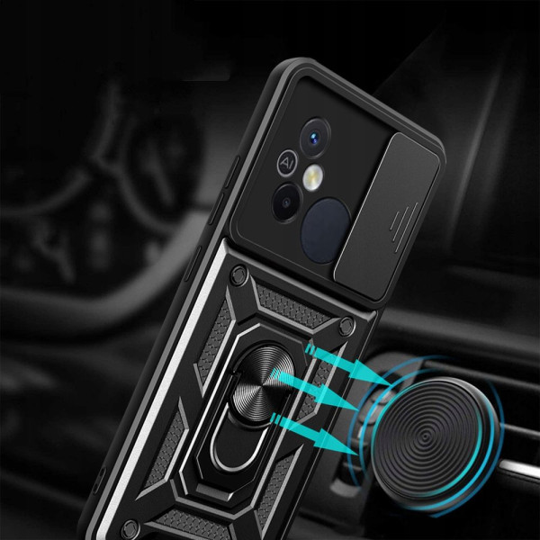 Etui Do Xiaomi Redmi 12C Tech-Protect Camshield Pro Czarny