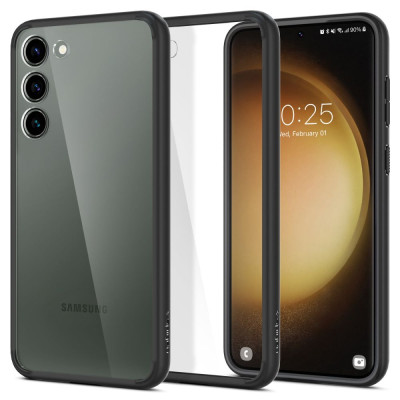 Etui Do Galaxy S23 Spigen Ultra Hybrid Czarny Matowy