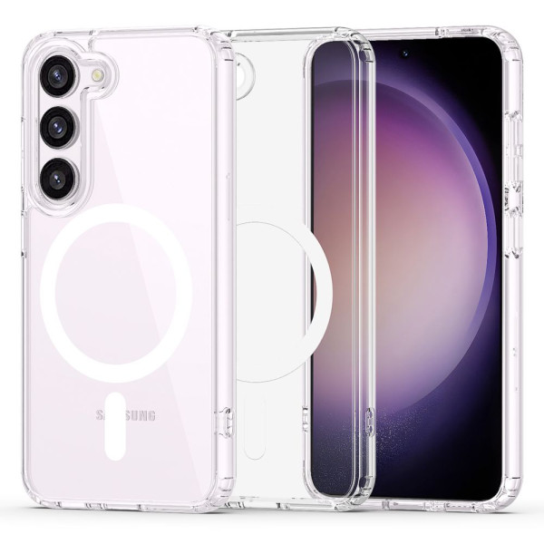 Etui Do Galaxy S23 Tech-Protect Flexair Hybrid MagSafe Przezroczysty