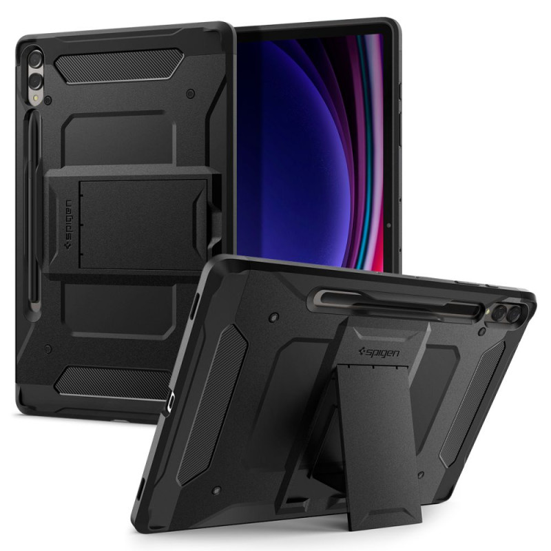 Etui Do Galaxy Tab S9+ Plus 12.4 X810 / X816B Spigen Tough Armor " Pro " Czarny