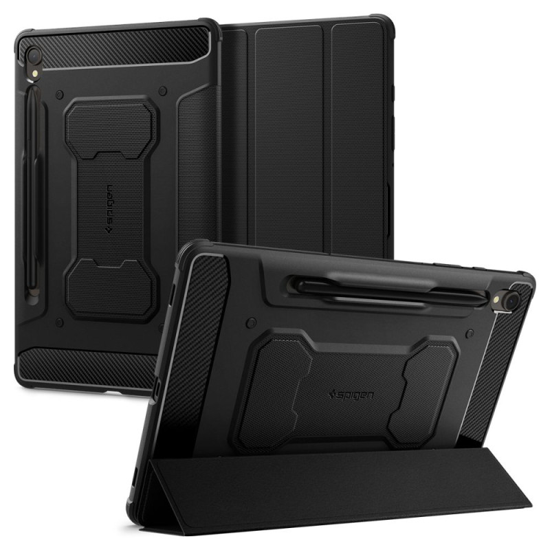 Etui Do Galaxy Tab S9 11.0 X710 / X716B Spigen Rugged Armor " Pro " Czarny