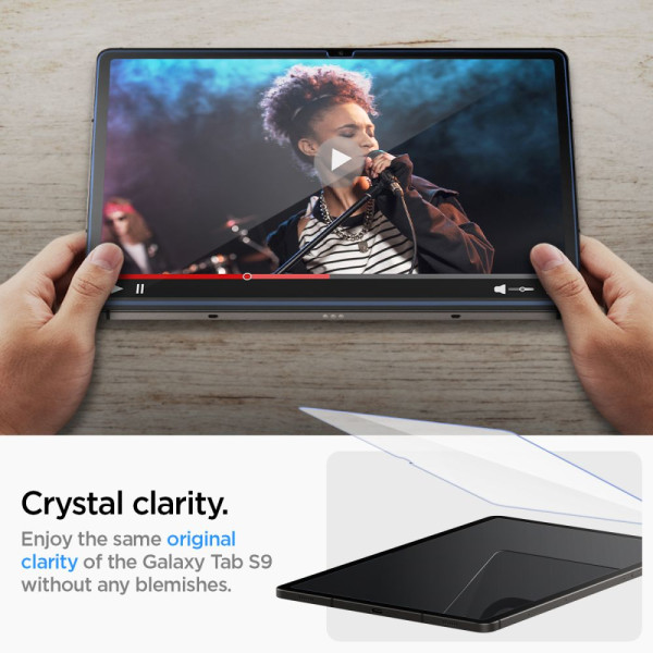 Szkło Hartowane Spigen Glas.Tr " Ez Fit " Galaxy Tab S9 11.0 X710 / X716B
