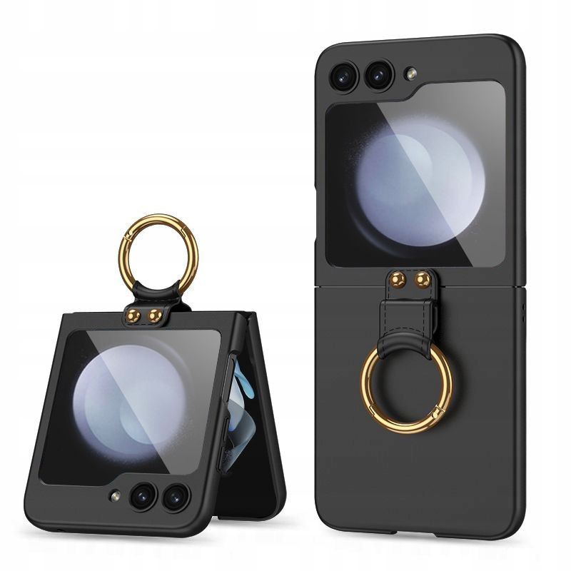 Etui Do Galaxy Z Flip 5 Tech-Protect Icon Ring Czarny