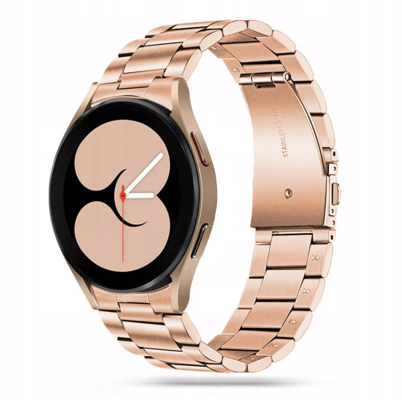Bransoletka Do Samsung Galaxy Watch 4 / 5 / 5 Pro ( 40 / 42 / 44 / 45 / 46 mm ) Tech-Protect Stainless Złoty