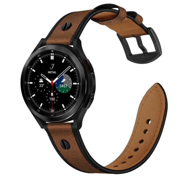 Pasek Do Samsung Galaxy Watch 4 / 5 / 5 Pro ( 40 / 42 / 44 / 45 / 46 mm ) Tech-Protect Screw Band Brązowy