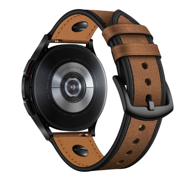 Pasek Do Samsung Galaxy Watch 4 / 5 / 5 Pro ( 40 / 42 / 44 / 45 / 46 mm ) Tech-Protect Screw Band Brązowy