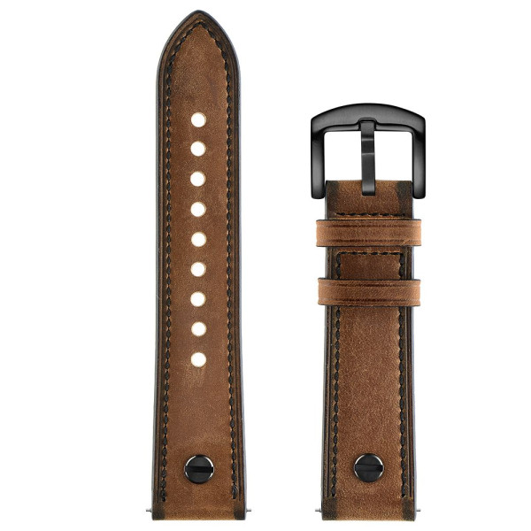 Pasek Do Samsung Galaxy Watch 4 / 5 / 5 Pro ( 40 / 42 / 44 / 45 / 46 mm ) Tech-Protect Screw Band Brązowy