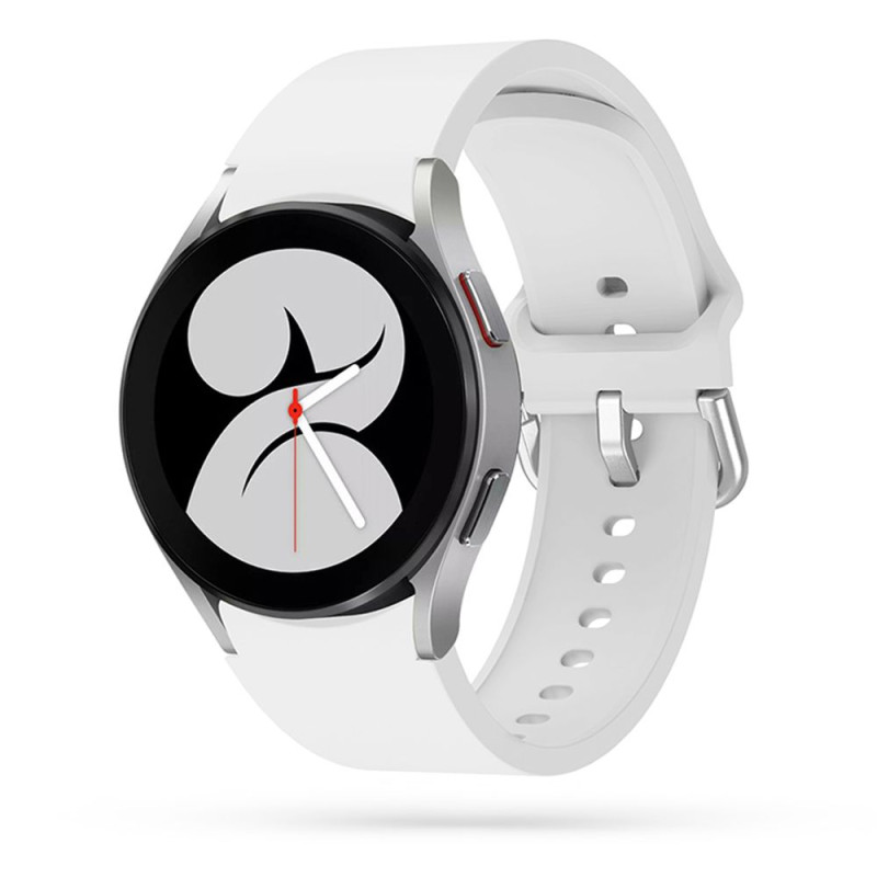 Pasek Do Samsung Galaxy Watch 4 / 5 / 5 Pro ( 40 / 42 / 44 / 45 / 46 mm ) Tech-Protect Icon Band Biały