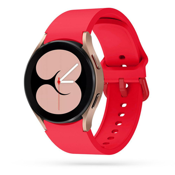 Pasek Do Samsung Galaxy Watch 4 / 5 / 5 Pro ( 40 / 42 / 44 / 45 / 46 mm ) Tech-Protect Icon Band Czerwony