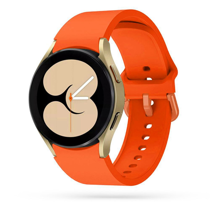 Pasek Do Samsung Galaxy Watch 4 / 5 / 5 Pro ( 40 / 42 / 44 / 45 / 46 mm ) Tech-Protect Icon Band Pomarańczowy