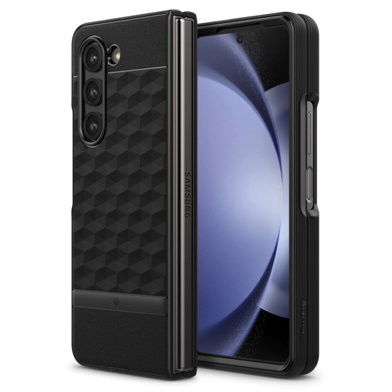 Etui Do Galaxy Z Fold 5 Caseology Parallax Czarny Matowy