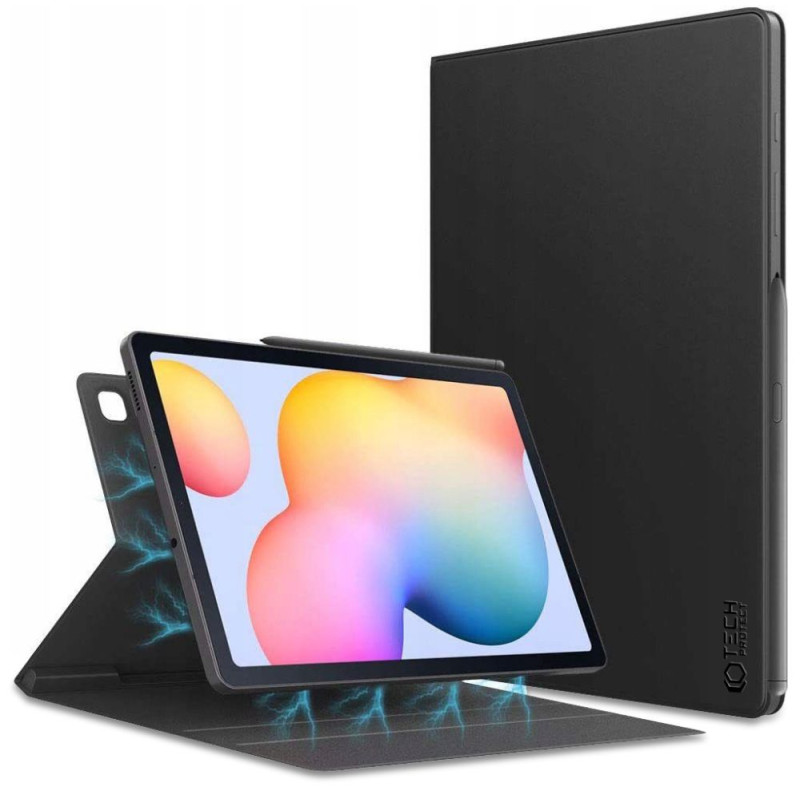Etui Do Galaxy Tab S6 Lite 10.4 2020 / 2022 Tech-Protect Smartcase Magnetic Czarny