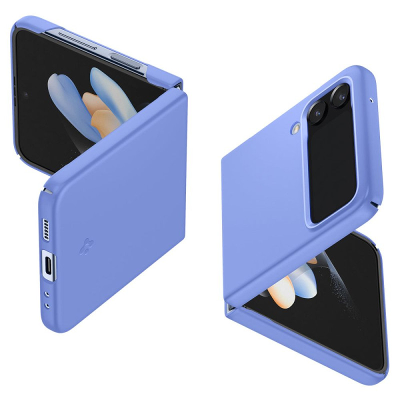 Etui Do Galaxy Z Flip 4 Spigen Airskin Niebieski