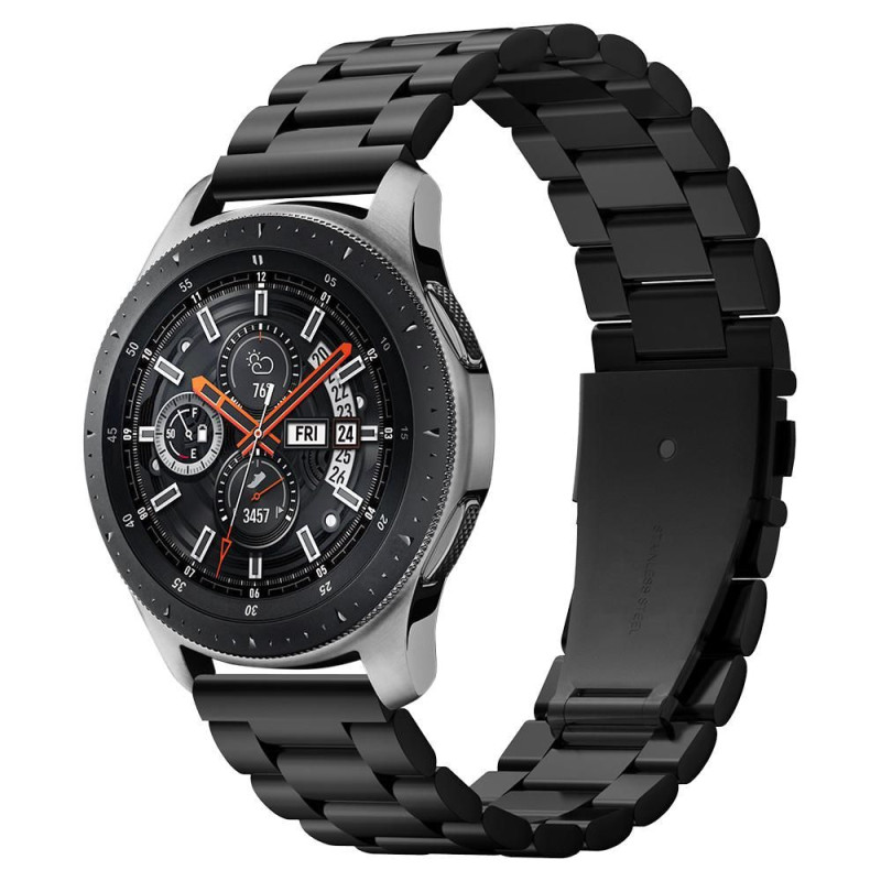 Bransoletka Do Samsung Galaxy Watch 46 mm Spigen Band Modern Fit Czarny