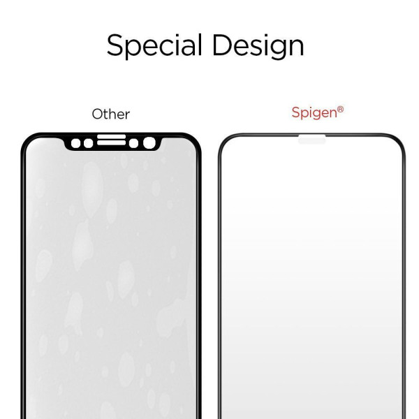 Szkło Hartowane Spigen Glass Fc iPhone X / XS / 11 Pro