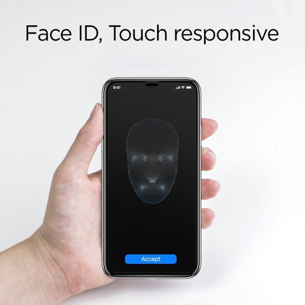 Szkło Hartowane Spigen Glass Fc iPhone X / XS / 11 Pro