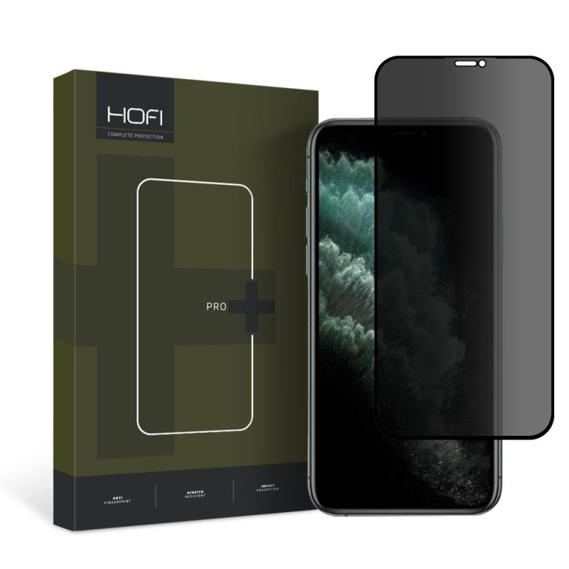 Prywatyzujące Szkło Prywatyzujące Hofi Anti Spy Glass Pro+ iPhone X / Xs / 11 Pro