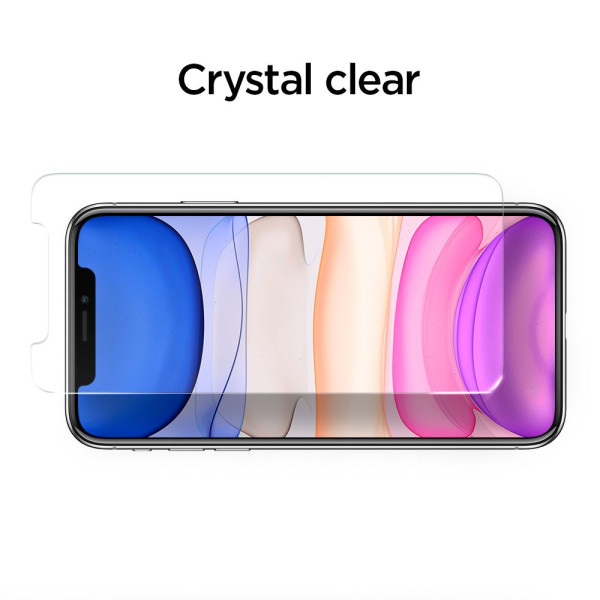 Szkło Hartowane Spigen Alm Glass Fc iPhone 11 / XR