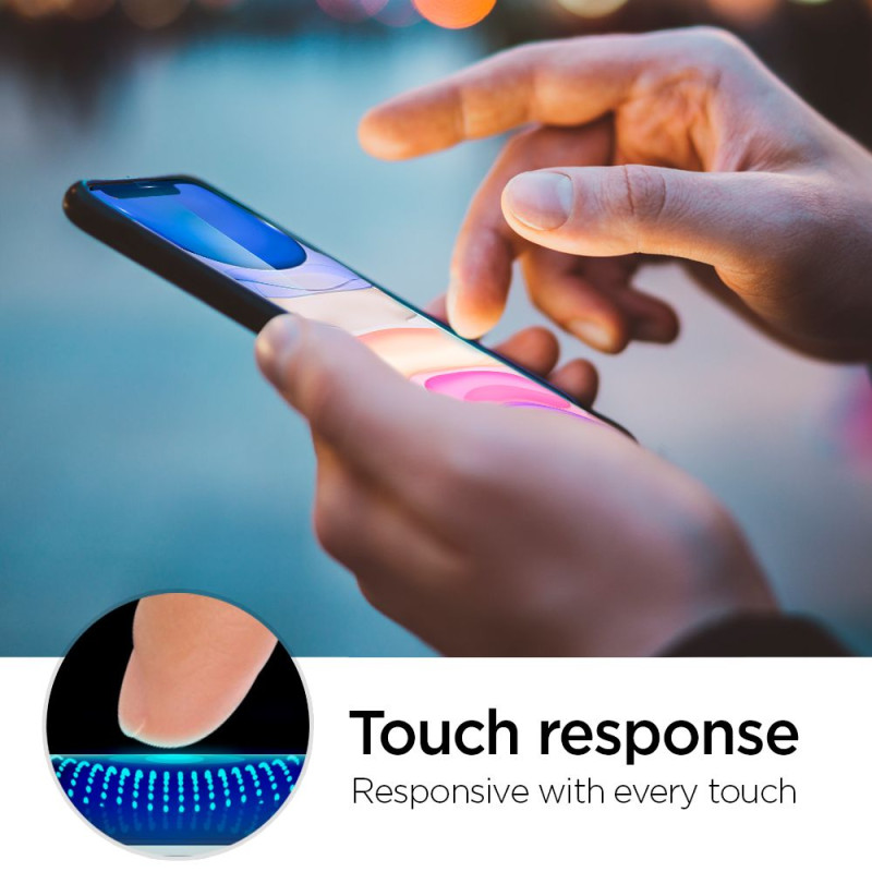Szkło Hartowane Spigen Alm Glass Fc iPhone 11 / XR