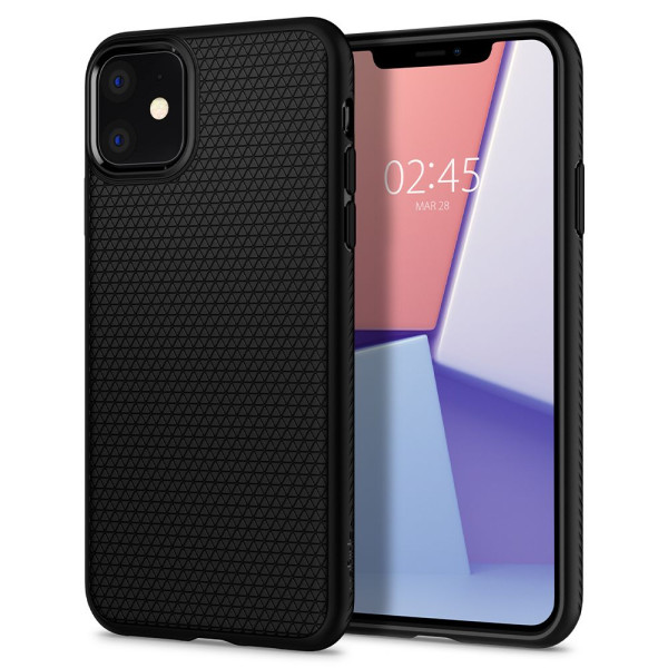 Etui Do iPhone 11 Spigen Liquid Air Czarny Matowy