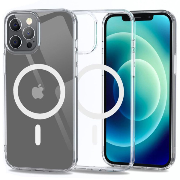 Etui Do iPhone 12 Pro Max Tech-Protect Flexair Hybrid MagSafe Przezroczysty