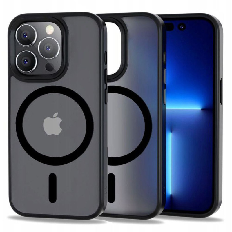 Etui Do iPhone 12 Pro Max Tech-Protect Magmat MagSafe Czarny Matowy