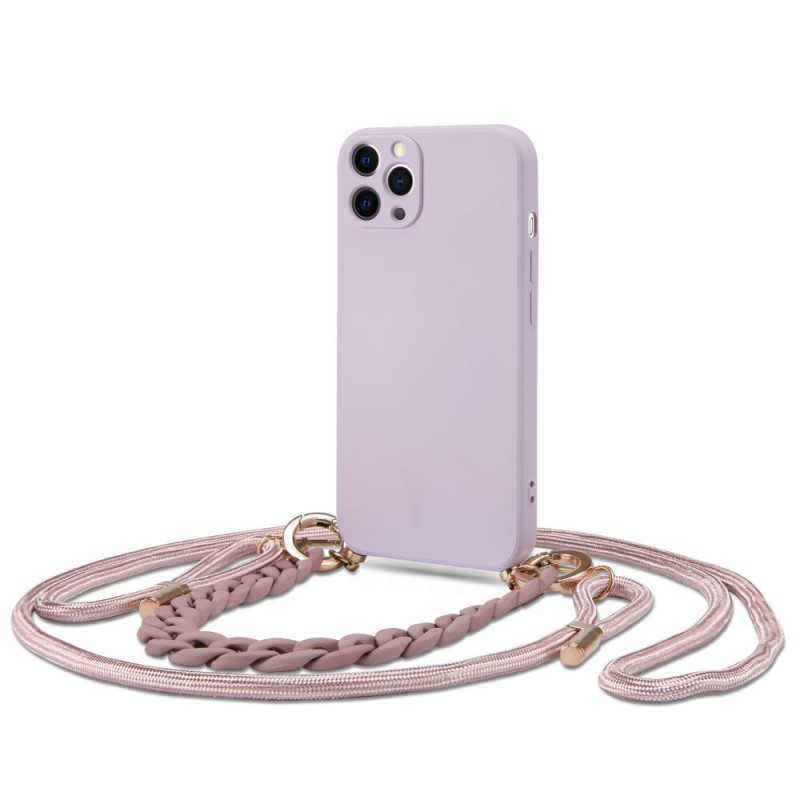 Etui Do iPhone 12 Pro Tech-Protect Icon Chain Fioletowy