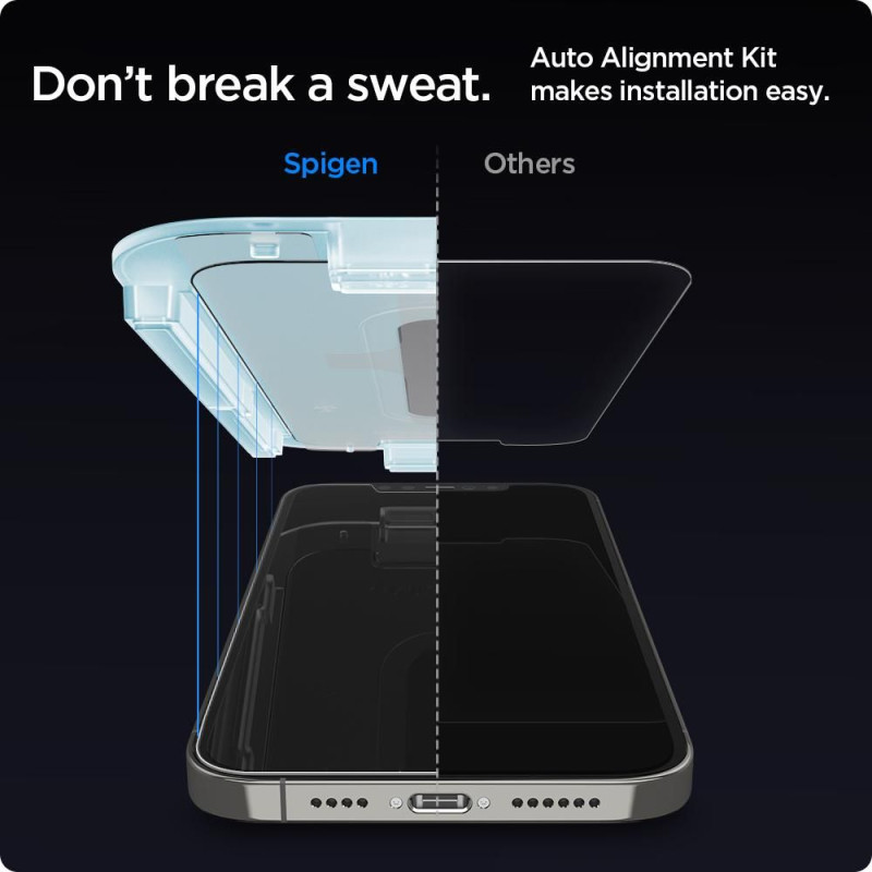 2x Szkło Hartowane Spigen Glas.Tr " Ez Fit "...