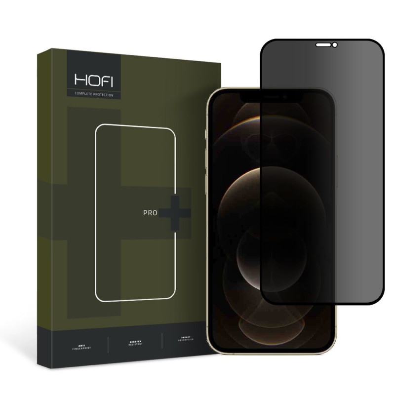 Prywatyzujące Szkło Prywatyzujące Hofi Anti Spy Glass Pro+ iPhone 12 / 12 Pro
