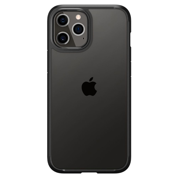 Etui Do iPhone 12 / 12 Pro Spigen Ultra Hybrid Czarny Matowy