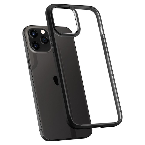 Etui Do iPhone 12 / 12 Pro Spigen Ultra Hybrid Czarny Matowy