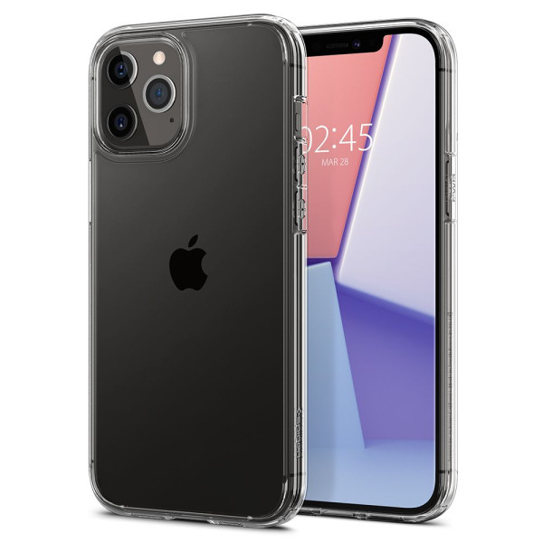Etui Do iPhone 12 / 12 Pro Spigen Ultra Hybrid Przezroczysty