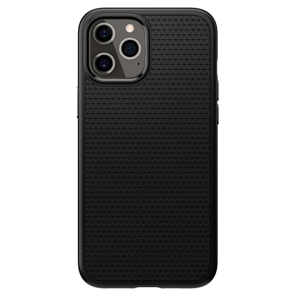Etui Do iPhone 12 / 12 Pro Spigen Liquid Air Czarny Matowy