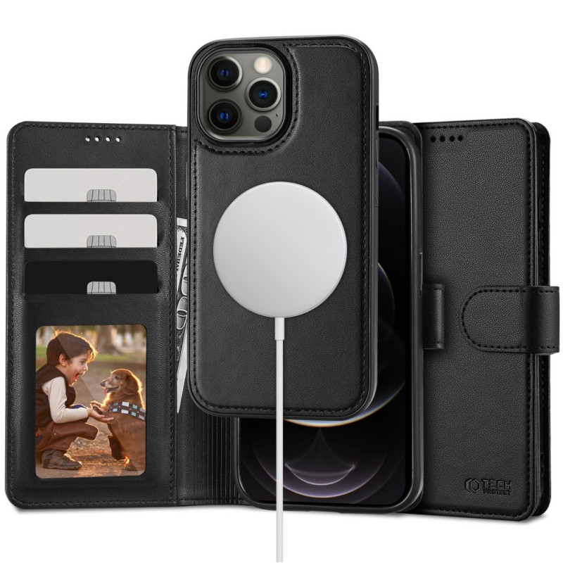 Etui Do iPhone 12 / 12 Pro Tech-Protect Wallet MagSafe Czarny