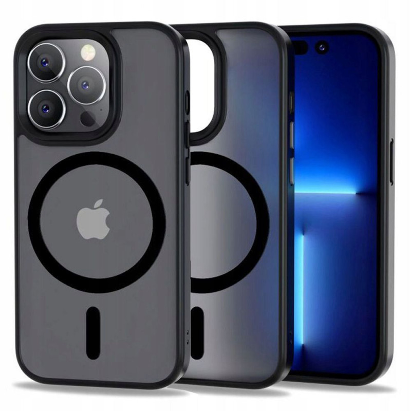 Etui Do iPhone 13 Pro Max Tech-Protect Magmat MagSafe Czarny Matowy