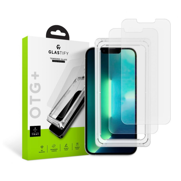 2x Szkło Hartowane Glastify Otg+ iPhone 13 Pro Max / 14 Plus
