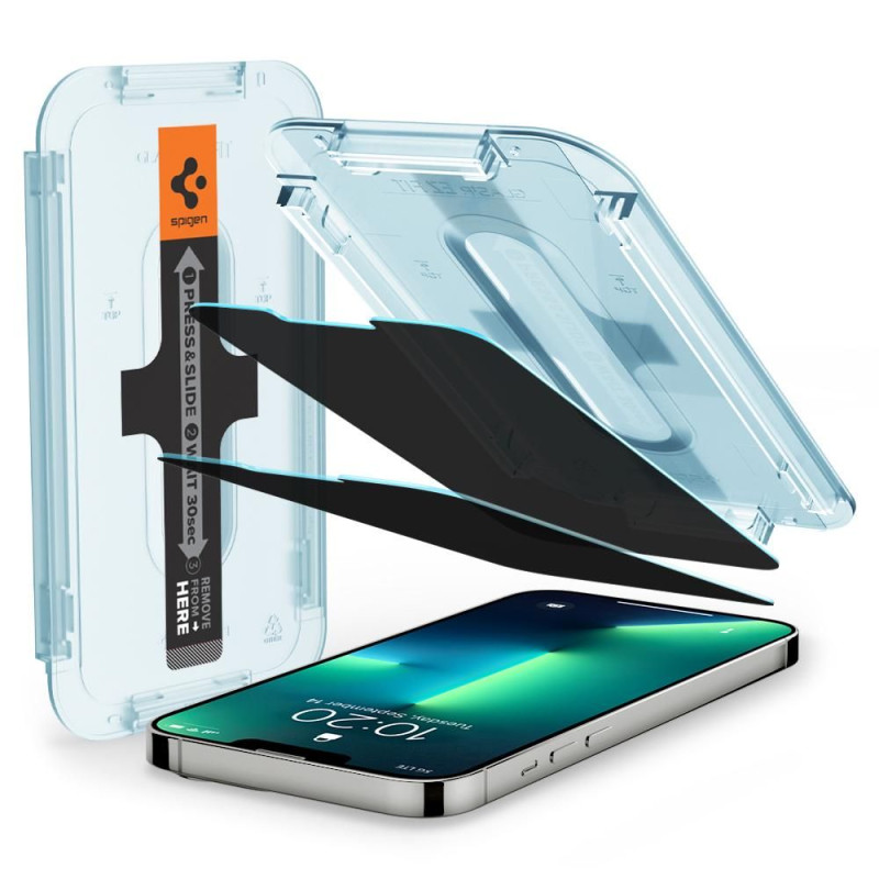 2x Prywatyzujące Szkło Hartowane Spigen Glas.Tr...