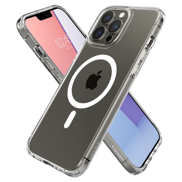 Etui Do iPhone 13 Pro Spigen Ultra Hybrid Mag MagSafe Biały
