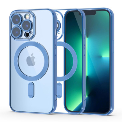 Etui Do iPhone 13 Pro Tech-Protect Magshine MagSafe Niebieski