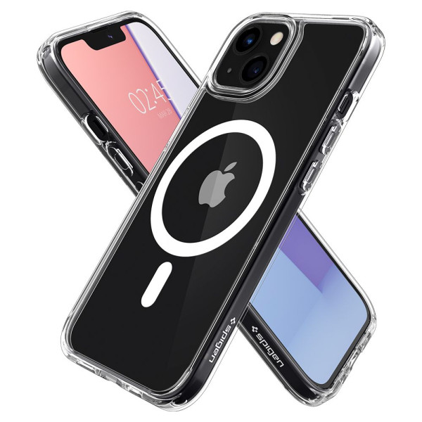 Etui Do iPhone 13 Spigen Ultra Hybrid Mag MagSafe Biały