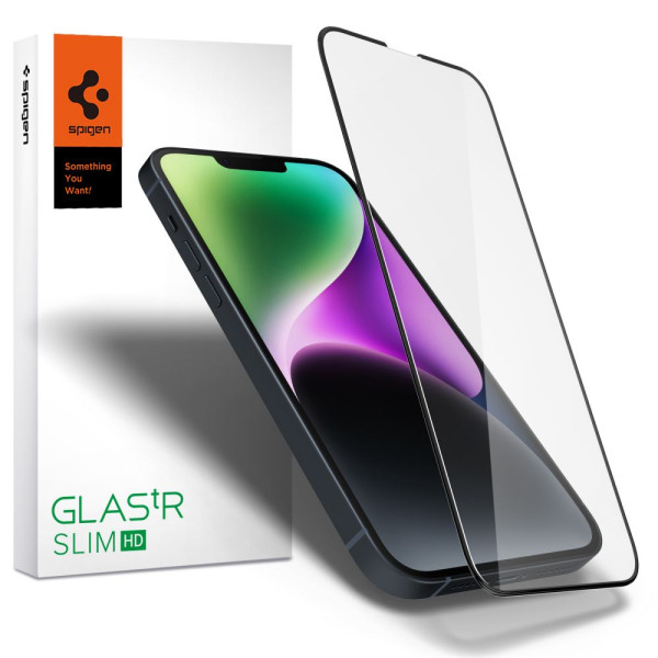 Szkło Hartowane Spigen Glass Fc iPhone 13 / 13 Pro / 14