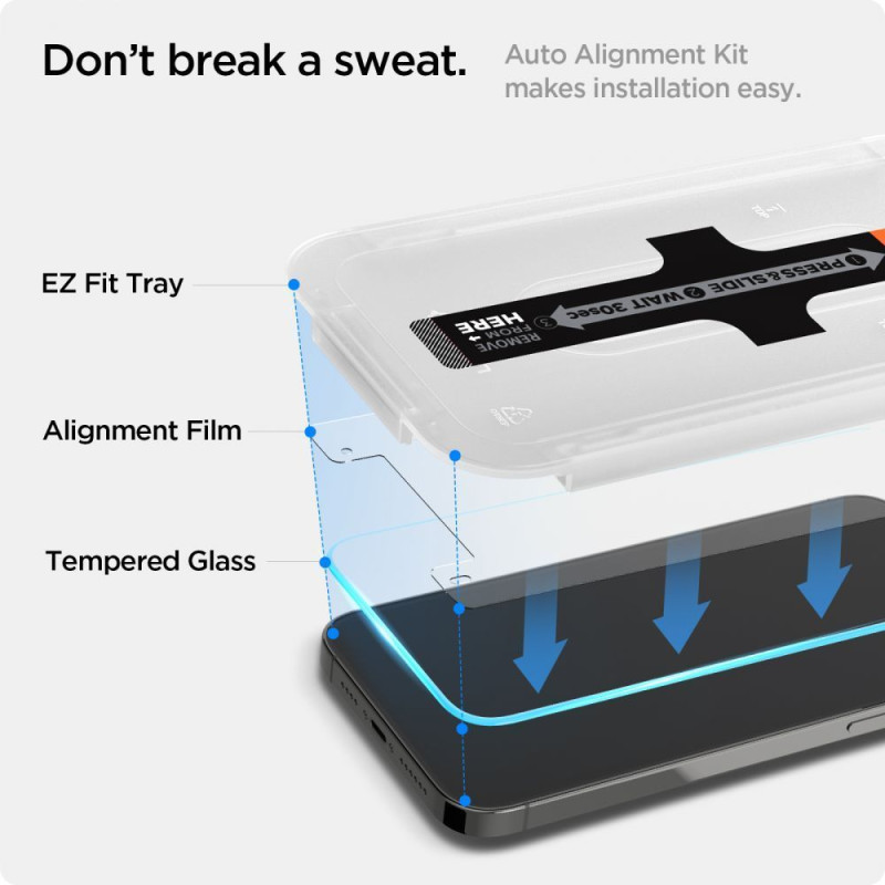 Szkło Hartowane Spigen Glas.Tr " Ez Fit "...